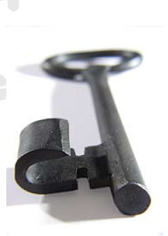 la chiave consegnata come riconoscimento